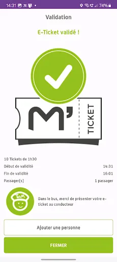 M'Ticket - TaM mobile ticket screenshot 5