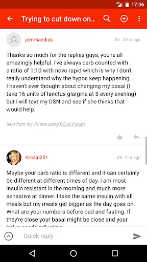 Diabetes Forum screenshot 2