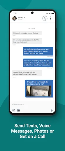 Tarjimly - Refugee Translation screenshot 4