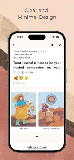 Tarot Journal screenshot 2