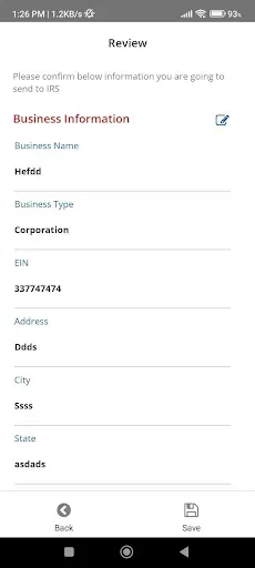 Tax2efile screenshot 5