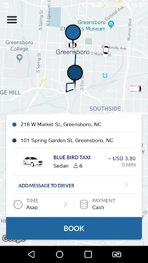 BLUE BIRD TAXI screenshot 2