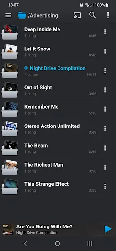 PlayerPro Blue Wonder Skin screenshot 4