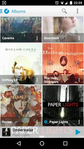 PlayerPro Cloudy Skin screenshot 1