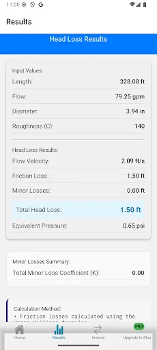 HydroCalc screenshot 3