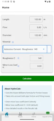 HydroCalc screenshot 5