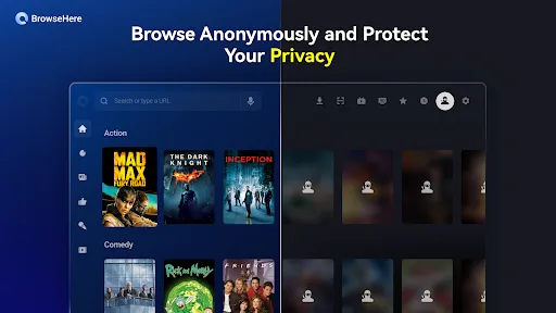 Browser TV Web - BrowseHere screenshot 2