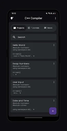 C++ Compiler screenshot 1