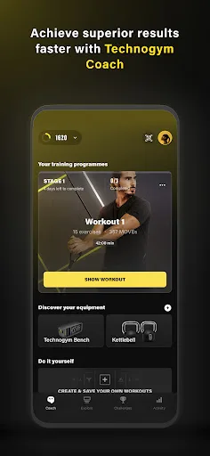 Technogym - fitness & workout screenshot 1