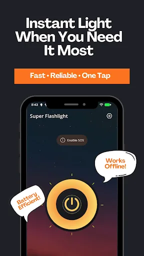 Flashlight - Light & LED screenshot 1