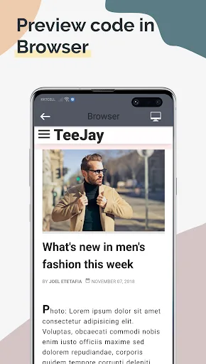 TrebEdit - Mobile HTML Editor screenshot 3