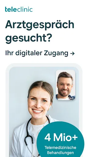TeleClinic - Online Arzt screenshot 1
