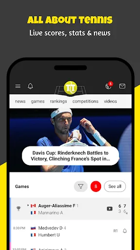 Tennis Temple screenshot 1