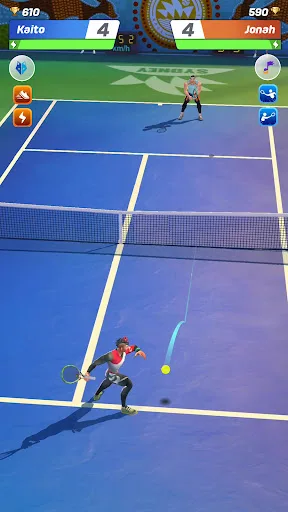 Tennis Clash: Juego JvJ screenshot 1
