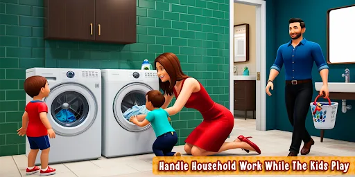 Happy Teacher Mother Simulator screenshot 3