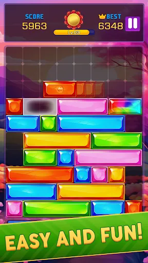Jewel Block - Sliding Puzzle screenshot 1