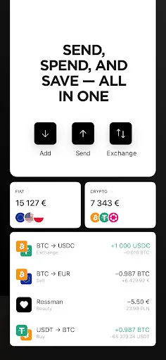 IN1: Digital Crypto Wallet App screenshot 2