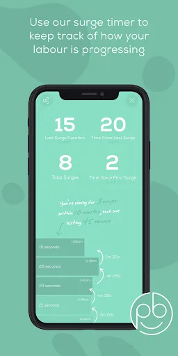 Freya - surge timer for labour screenshot 3