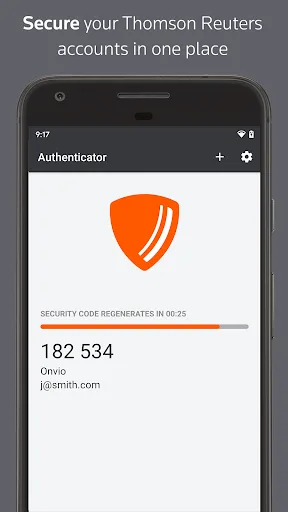 Thomson Reuters Authenticator screenshot 1