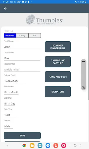 Thumbies Print Capture screenshot 5