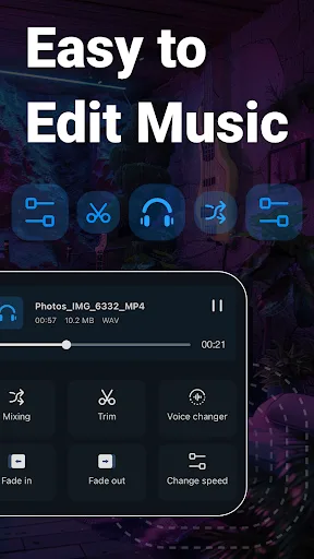 Music Audio Editor, MP3 Cutter screenshot 2