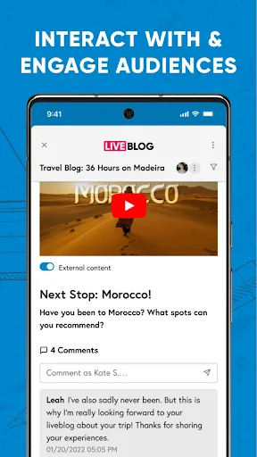 Tickaroo Live Blog screenshot 4