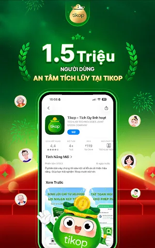 Tikop - Tích lũy và Đầu tư screenshot 1