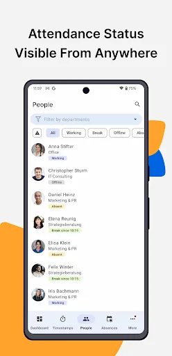 TimeTac - Work Hours Tracker screenshot 3
