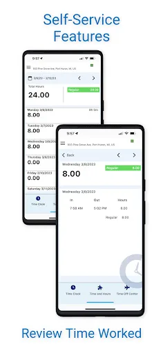 TimeTrakGO Employee Time Clock screenshot 2