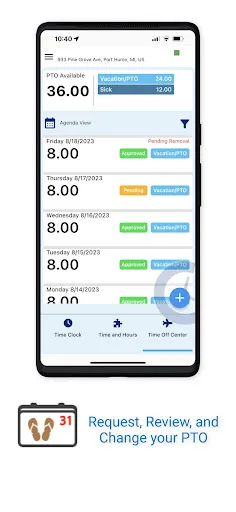 TimeTrakGO Employee Time Clock screenshot 3