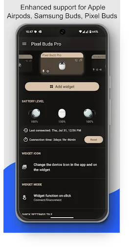 Bluetooth Audio Connect Widget screenshot 2