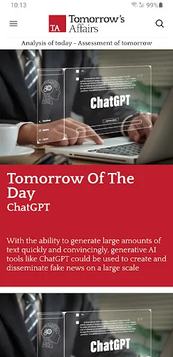 Tomorrow's Affairs screenshot 1