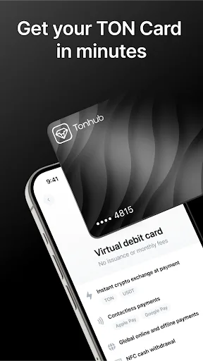 Tonhub: Crypto Wallet & Card screenshot 1