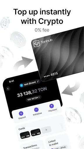Tonhub: Crypto Wallet & Card screenshot 2