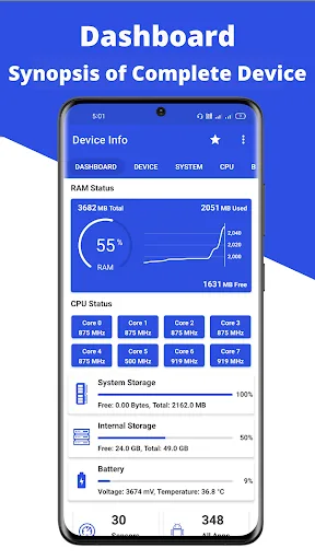 Device Info: Check System, CPU screenshot 1