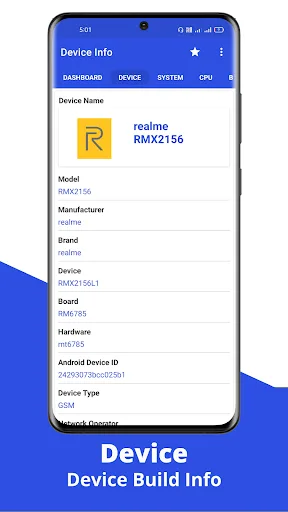 Device Info: Check System, CPU screenshot 2