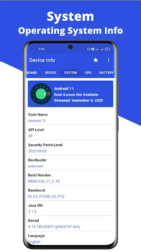 Device Info: Check System, CPU screenshot 3