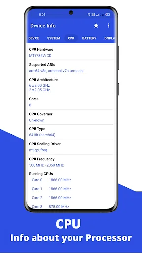 Device Info: Check System, CPU screenshot 4