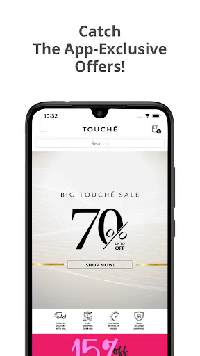 Touché Privé Europe screenshot 1