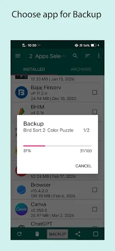 Apps Backup and Restore screenshot 5