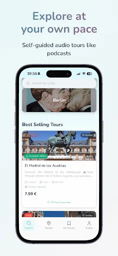 Toury: Self-Guided Audio Tours screenshot 1