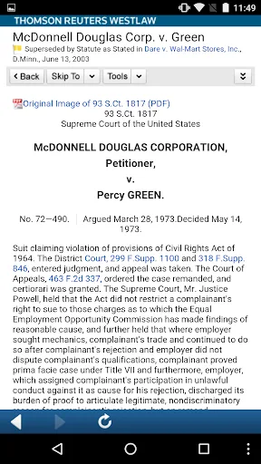 Westlaw Thomson Reuters screenshot 2