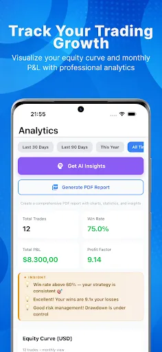 Trading Journal: TrackIt screenshot 1