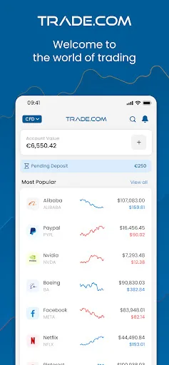 Trade.com: Investing & Finance screenshot 1