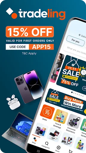 Tradeling - Wholesale Shopping screenshot 1