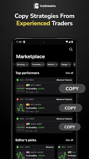 TradeSanta: Crypto Trading Bot screenshot 3