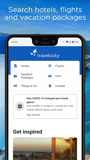 Travelocity Hotels & Flights screenshot 1