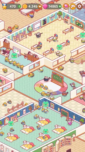 Cat School : Idle Cute Tycoon screenshot 5