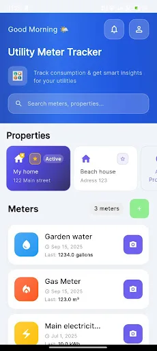 Utility Meter Tracker screenshot 1