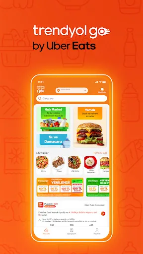 Trendyol Go: Food & Groceries screenshot 1